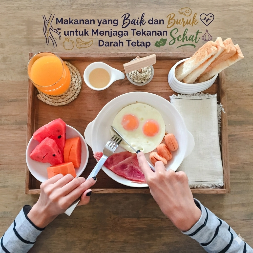 Makanan yang Baik dan Buruk untuk Menjaga Tekanan Darah Tetap Sehat