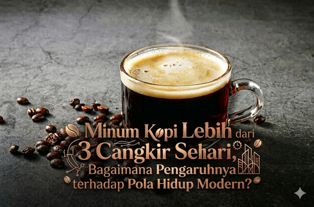 Minum Kopi Lebih dari 3 Cangkir Sehari, Bagaimana Pengaruhnya terhadap Pola Hidup Modern?