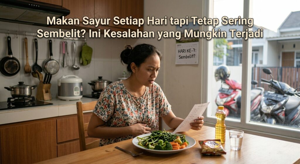 Makan Sayur Setiap Hari tapi Tetap Sering Sembelit? Ini Kesalahan yang Mungkin Terjadi