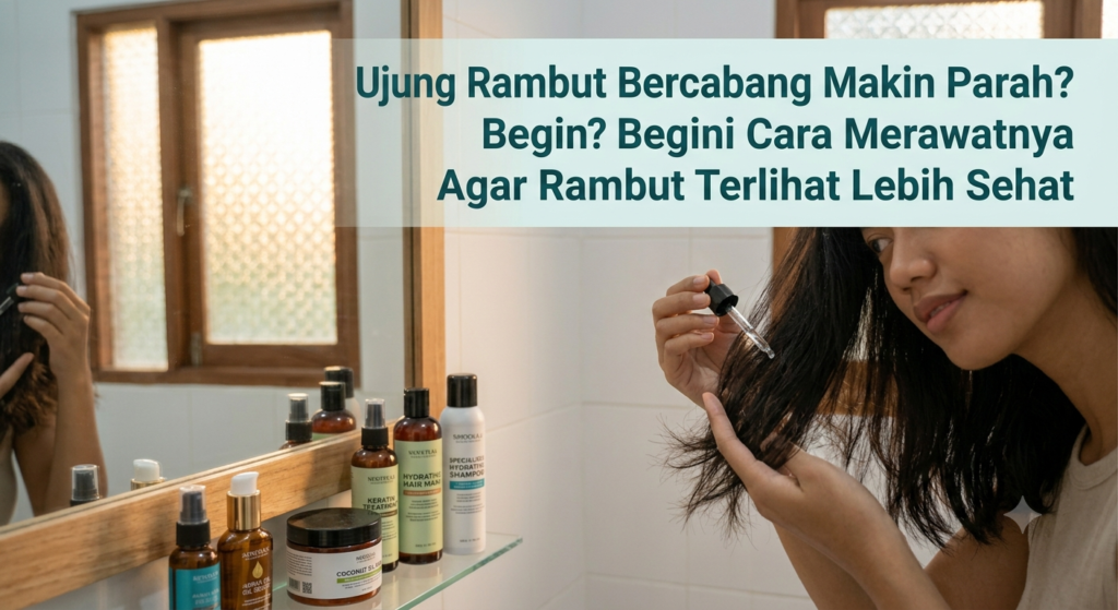Ujung Rambut Bercabang Makin Parah? Begini Cara Merawatnya Agar Rambut Terlihat Lebih Sehat