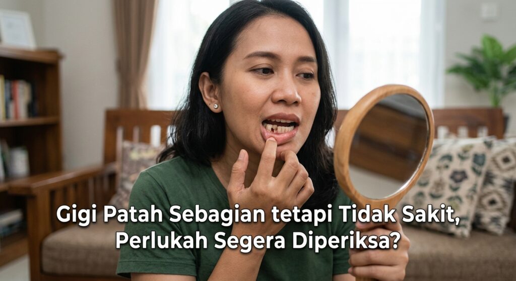 Gigi Patah Sebagian tetapi Tidak Sakit, Perlukah Segera Diperiksa?