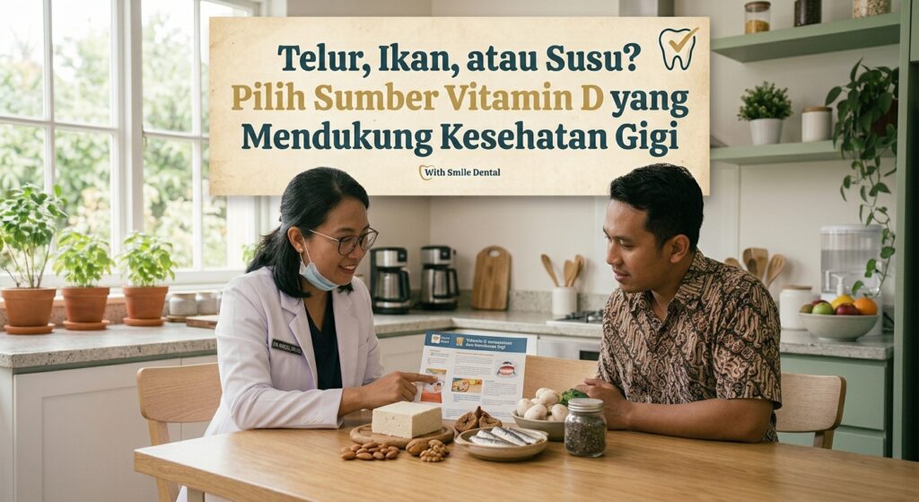 Telur, Ikan, atau Susu? Pilih Sumber Vitamin D yang Mendukung Kesehatan Gigi