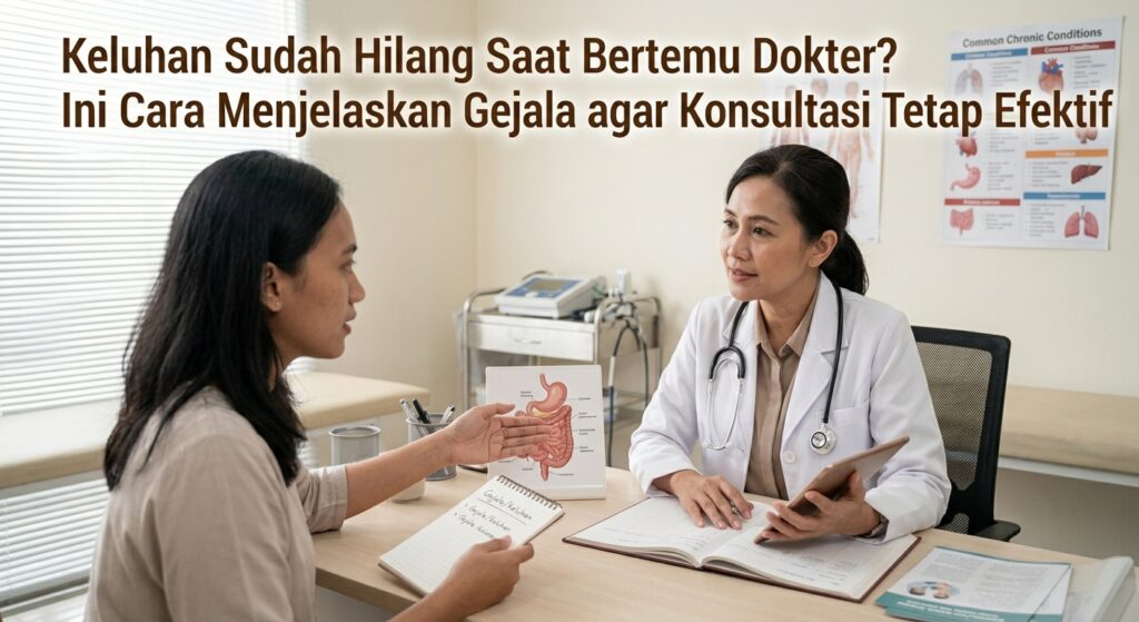 Keluhan Sudah Hilang Saat Bertemu Dokter? Ini Cara Menjelaskan Gejala agar Konsultasi Tetap Efektif